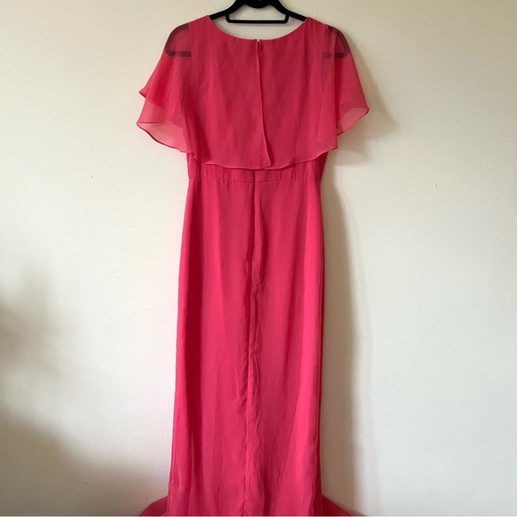 NWT Yaura Pink Isioma Ruffled Maxi Visit UK 10 US 6 C10 - Picture 3 of 8